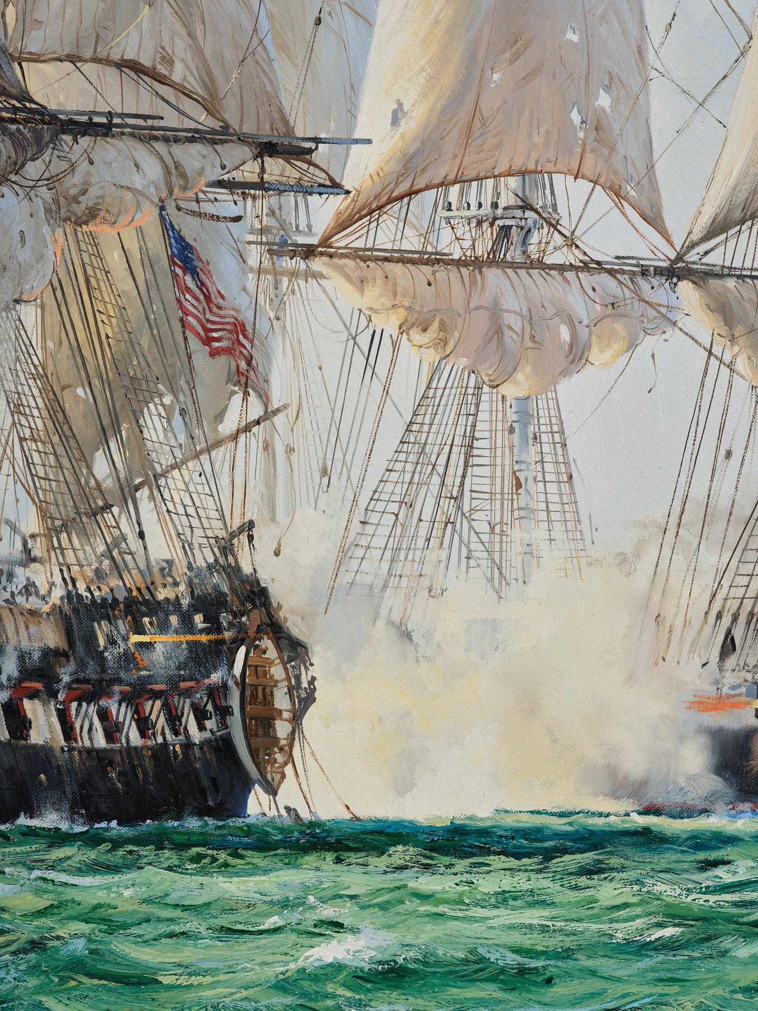 Barry Mason, "Shannon" in battle with "Chesapeake".