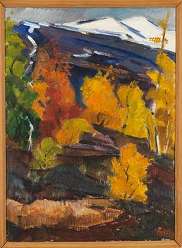 Kjell Leander-Engström, oil on canvas, signed.