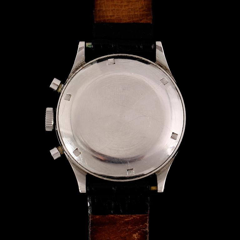 ARMBANDSUR, stål, Siduna, Chronograf, 1900-talets mitt.