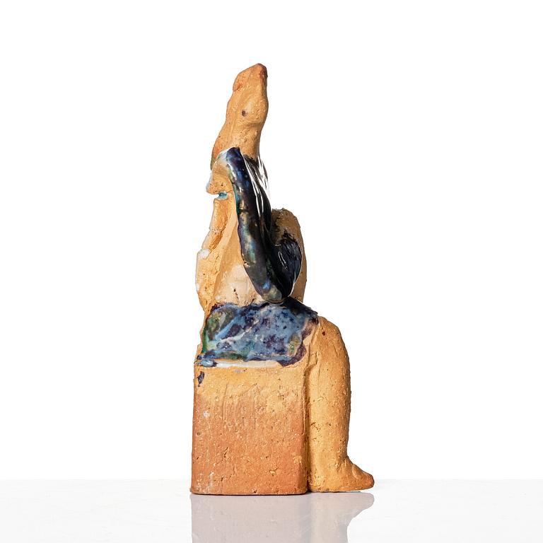Lisa Larson, a unique stoneware sculpture, signed and dated 1984.