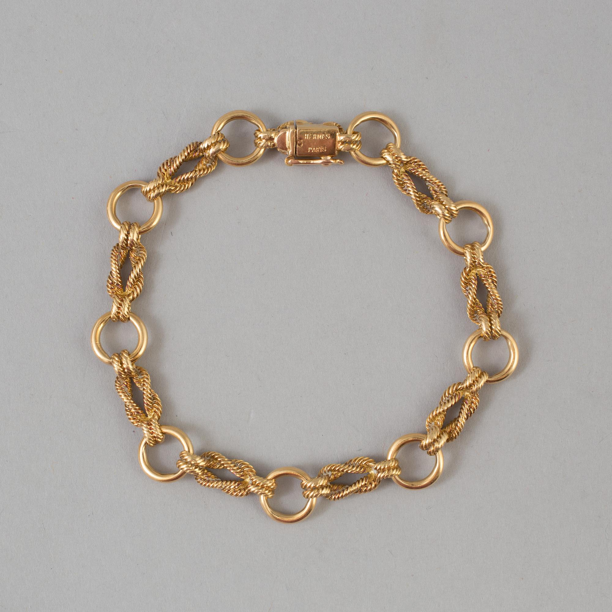 HERMÈS bracelet 18K gold.