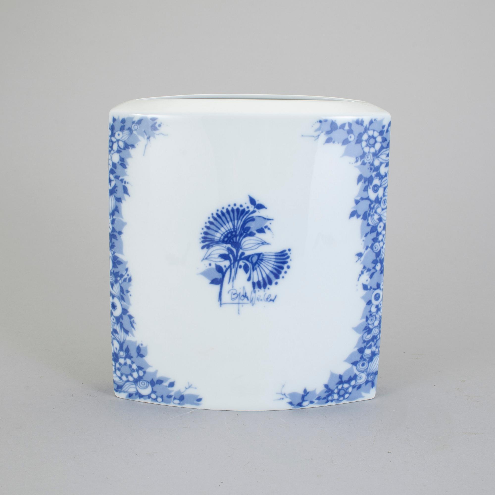 VAS, porslin, Björn Wiinblad, Studio-line, Rosenthal, 1986.