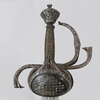 A sword, possible 17th century.