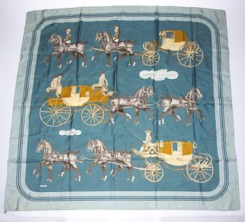 SCARF, "Coach & Saddle", Hermès.