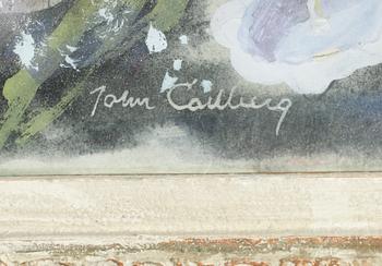 JOHN CARLBERG, gouache, signerad.