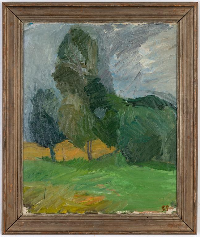 Olle Skagerfors, olja på duk, signerad.