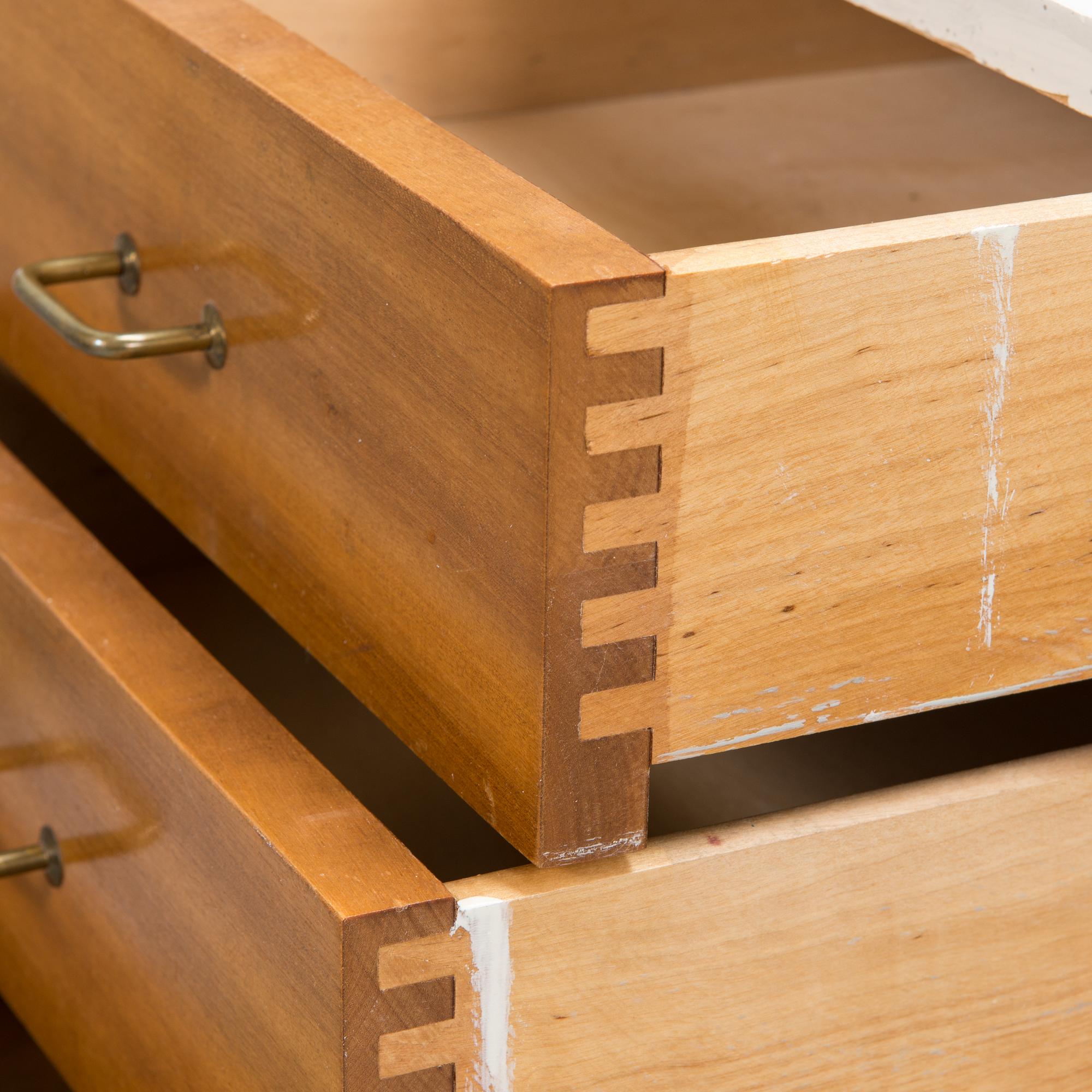 Oiva Parviainen, A 1960's sideboard and drawer unit for Lahden Puujalostus.