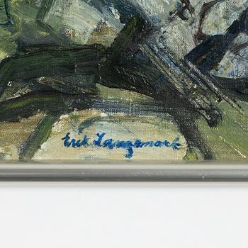 Erik Langemark, Kustlandskap med betande boskap.