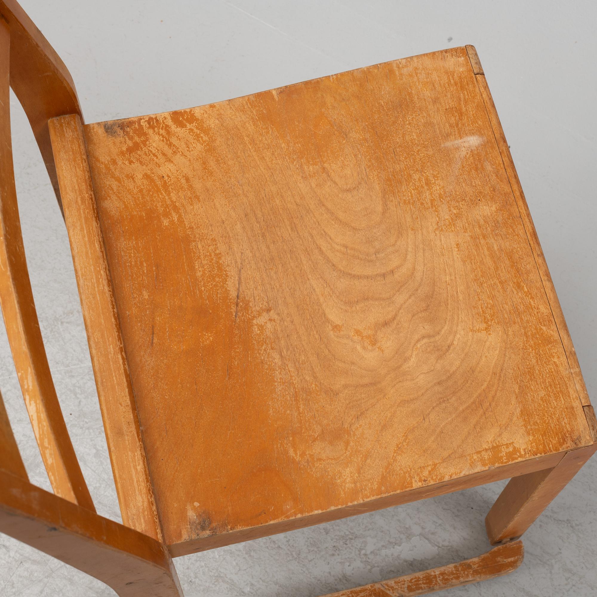 A set of six chairs, mid 20th Century.