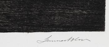 Lennart Olson, fotografi signerad och numrerad 18/75.