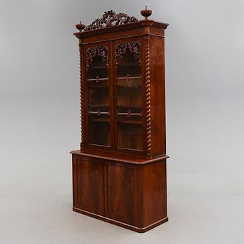 BOKSKÅP, senempire, 1800-talets mitt.