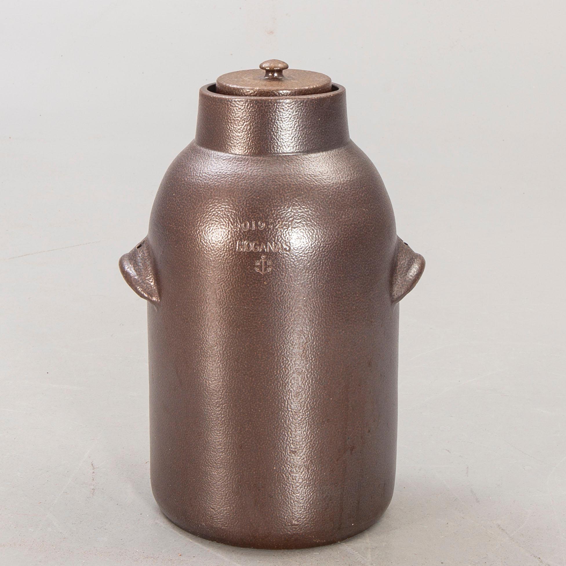 Surningskruka Höganäs 1900-talets första hälft saltglaserat stengods.