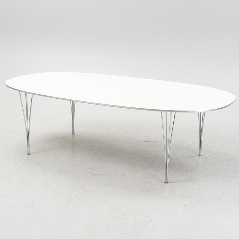 Bruno Mathsson & Piet Hein, a 'Superellips' dining table, Fritz Hansen, Denmark, 1998.