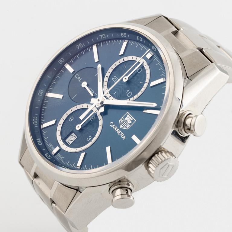 Tag Heuer, Carrera, wristwatch, chronograph, 43 mm.