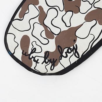 Enrico Baj, inflatable sculpture, plastic. Printed in signature.