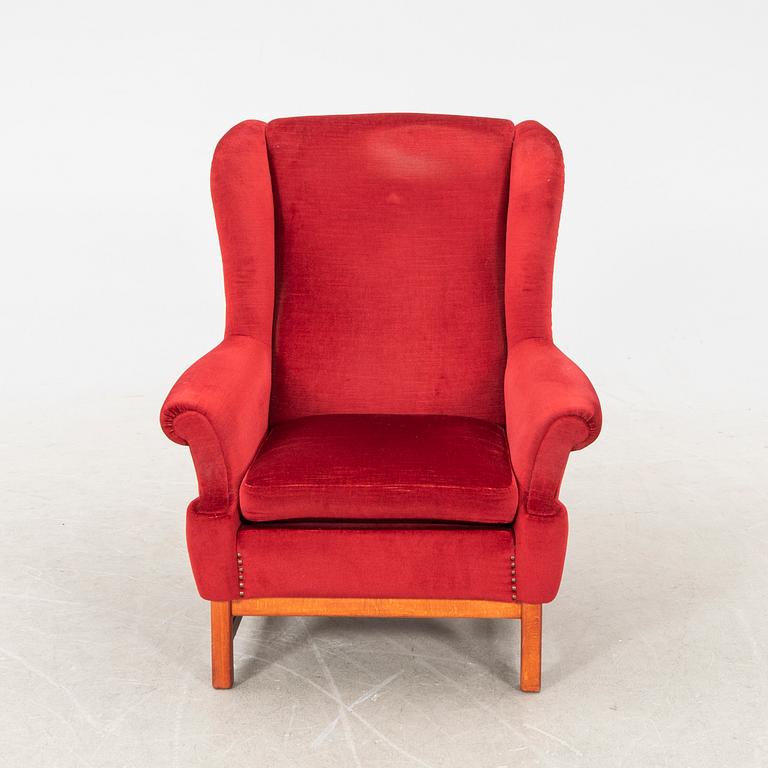 Ragnar Helsén, fåtölj, "Oxford", modell 3543, Firma Svenskt Tenn/Stjernmöbler.