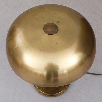 BORDSLAMPA, mässing, 1900-talets första hälft.