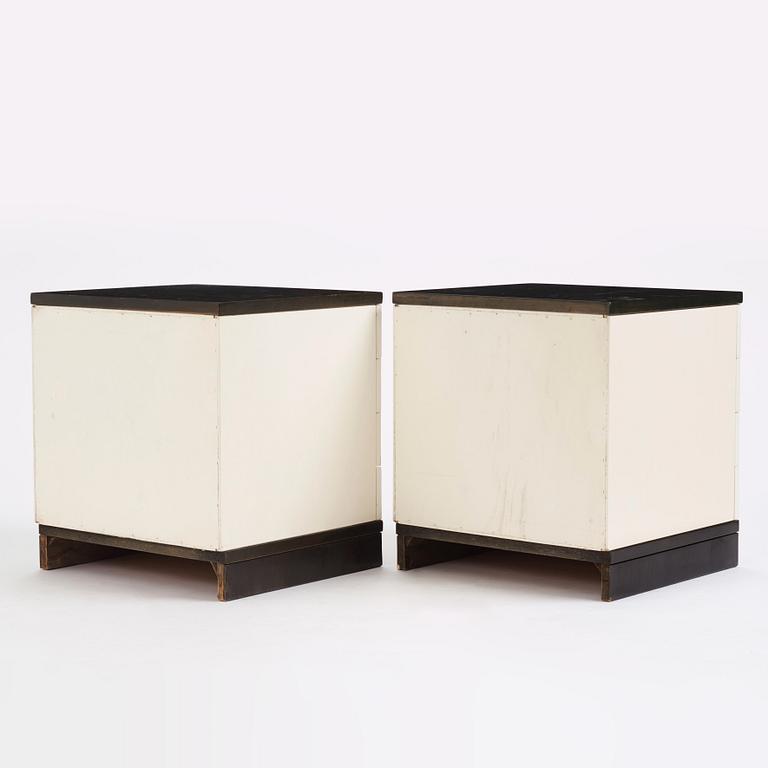 Ico Parisi, a pair of side tables, model series "540", Fratelli Longhi, Italy, 1960s-70s.