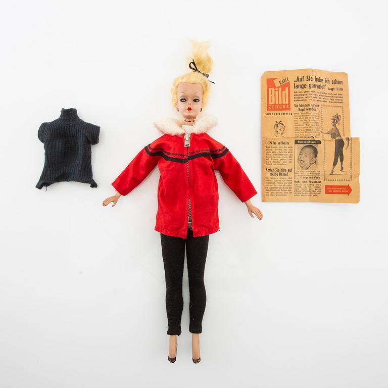 "Bild-Lilli", doll, Reinhard Berthier, Greiner & Hausser Gmbh, Germany, production period 1955-64.