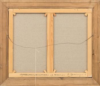 JOHNNY OPPENHEIMER, oil on canvas, signed,