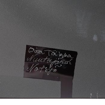 Oiva Toikka, a glass dish, Nuutajärvi Notsjö, Finland, probably unique.