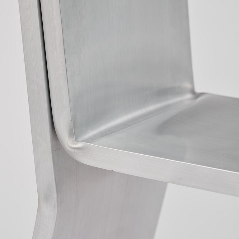 David Taylor, stol, unik, "Aluminium Chair", Studio Mellösaverken, Sverige, 2025.