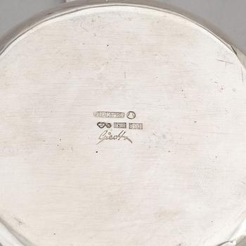 CLAËS GIERTTA, a sterling silver coaster, Stocholm 1992.