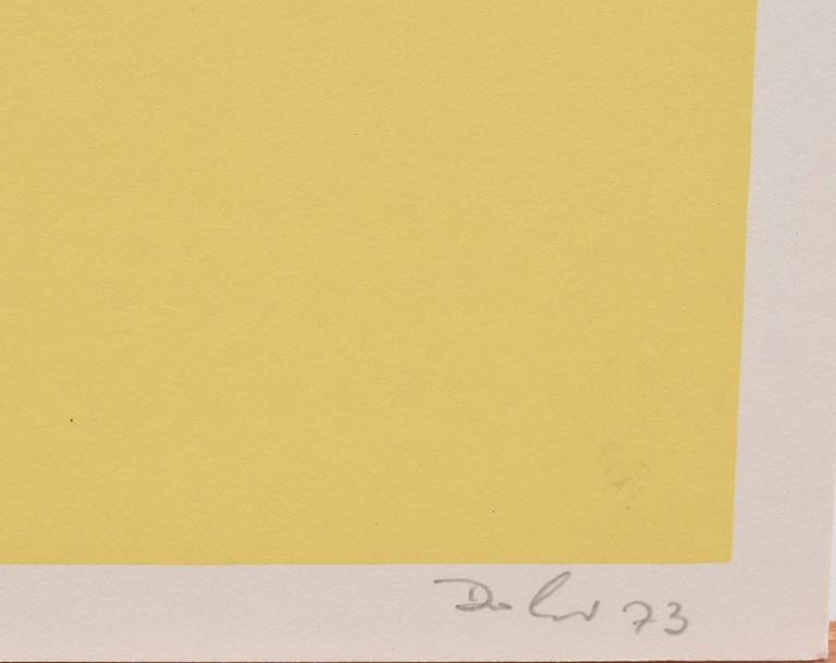 GÜNTHER DOHR, färglitografier, 4 st, sign, numr o dat -73.