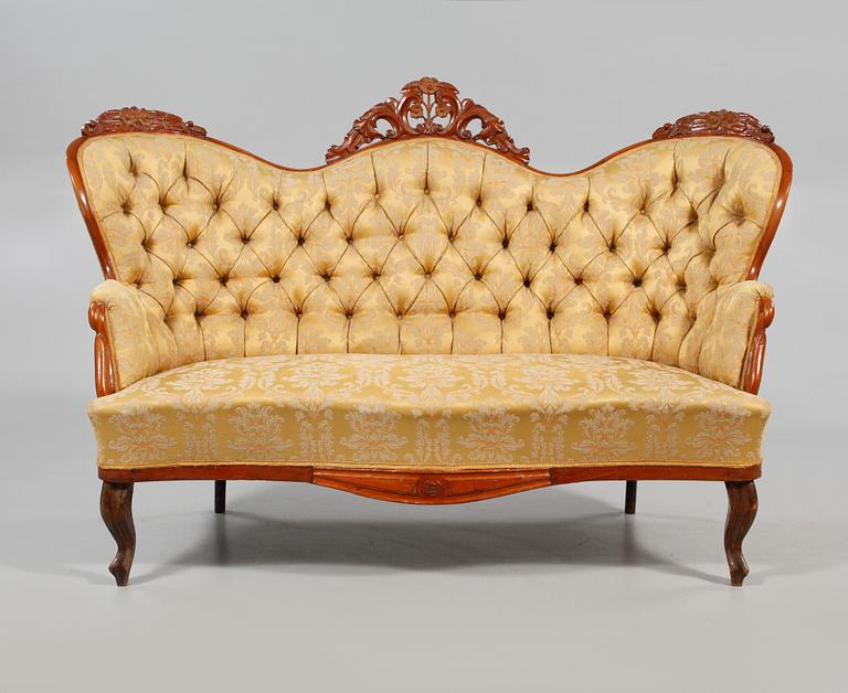 SOFFA, nyrokoko, 1800-tal.