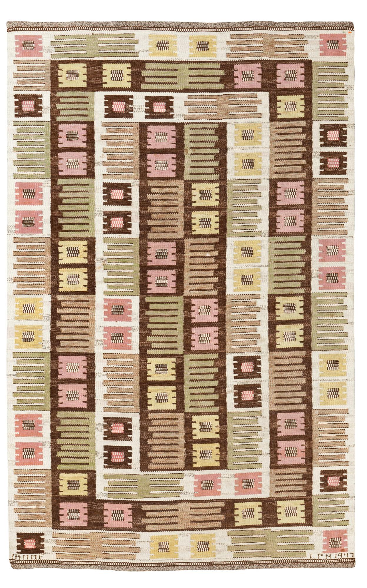 MATTA. "Nyponblomman". Rölakan. 266 x 170,5 cm. Signerad AB MMF LPN 1947.