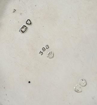 PARTI SILVERFÖREMÅL, 9 delar, mest Sverige, 1800-1900-tal. Tot ca 468 gram.