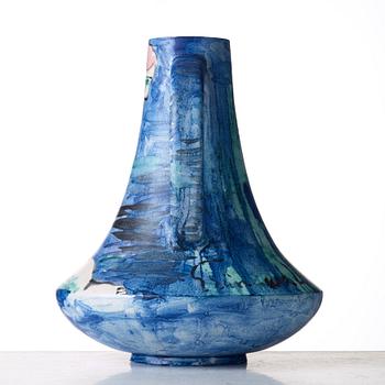 Isaac Grünewald, a stoneware vase, Rörstrand, Sweden 1943.