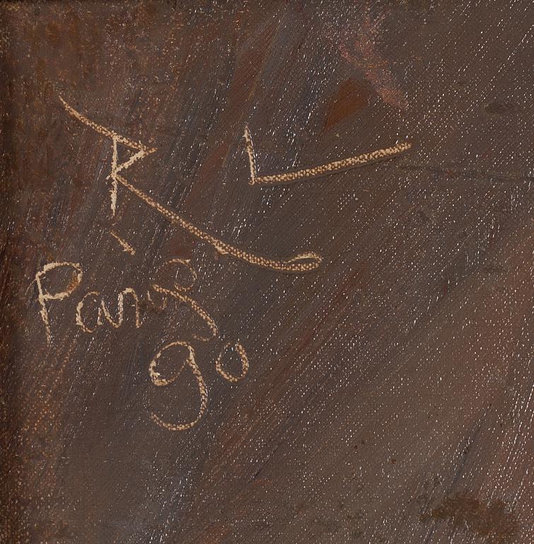 Robert Lundberg, Porträtt av Wilhelm Angeldorff, Paris 1890.