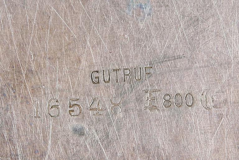 BRICKOR samt FAT, 4 st, silver. Bl a Tyskland, 1900-tal. Ca 1585 g.