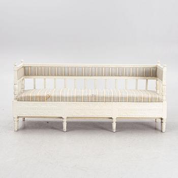 A Gustaivan sofa, early 19th century.