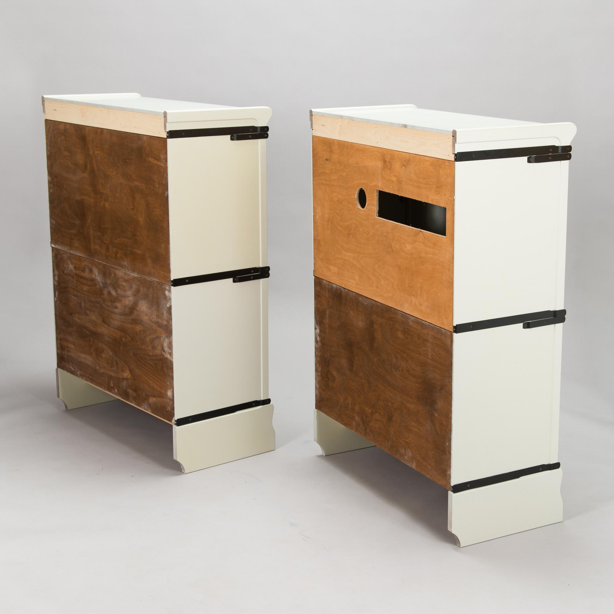 A 21st century 4-piece book cabinets / media storage for Boknäs.