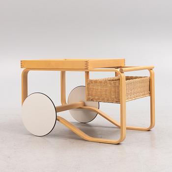 Alvar Aalto, a model 900 serving cart, Artek, Finland.