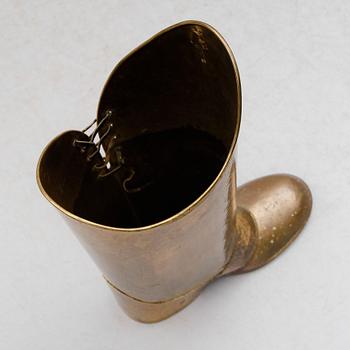 PARAPLYSTÄLL, mässing, 1900-talets första hälft.
