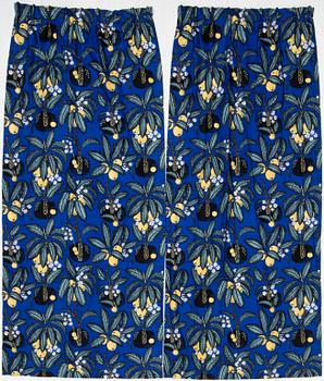 Josef Frank, a pair of 'Notturno' curtains, Svenskt Tenn.