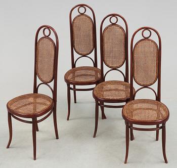 STOLAR, 4 st, troligen Thonet, 1900-tal.