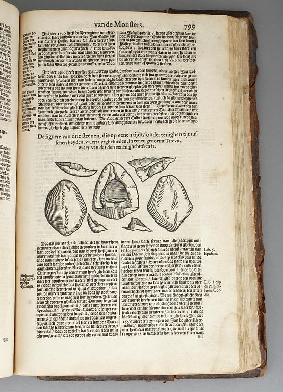 AMBROSIUS PARÉ, De Chirurgie ende Opera, Rotterdam 1636.