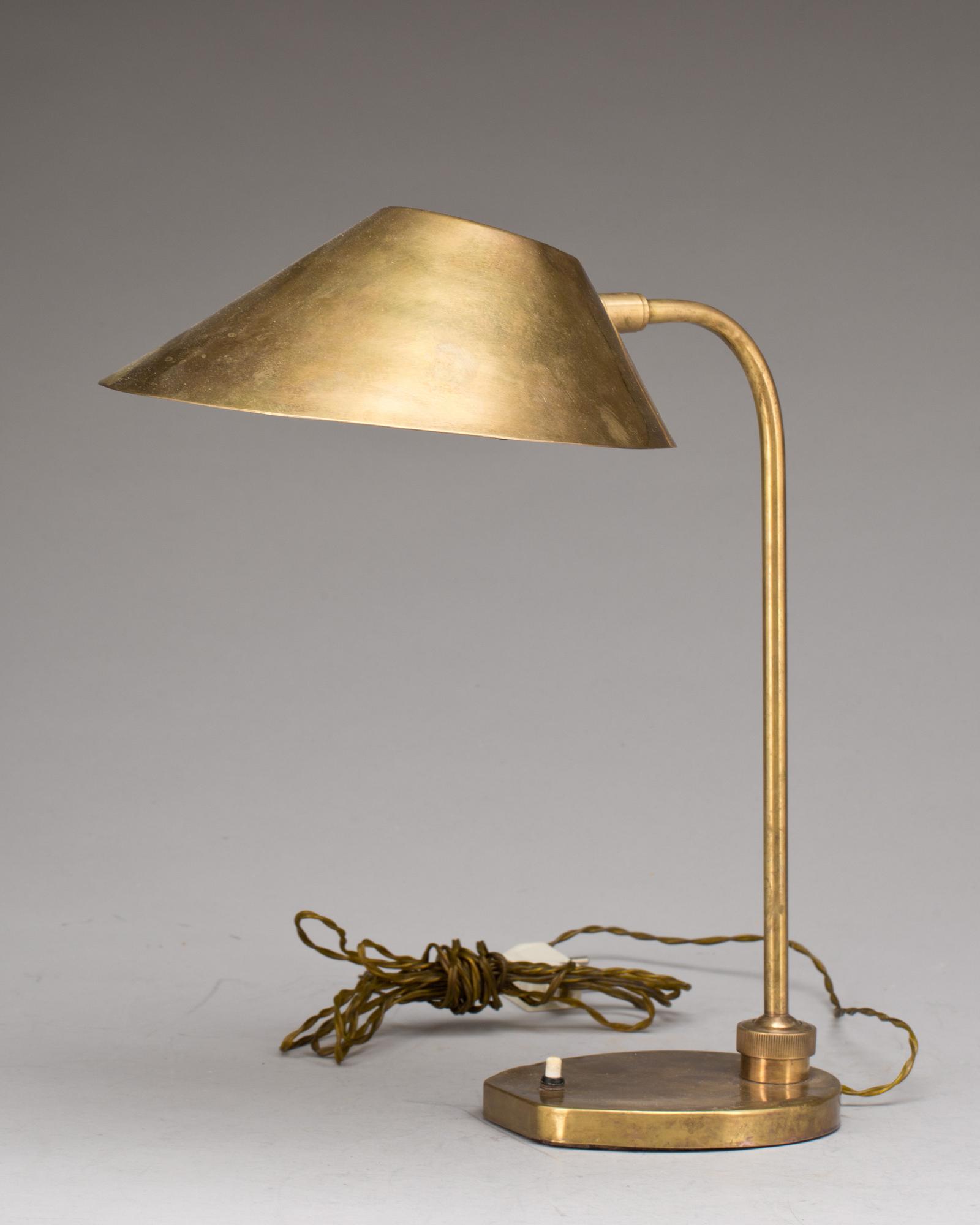 BORDSLAMPA, Italien. 1950-tal.