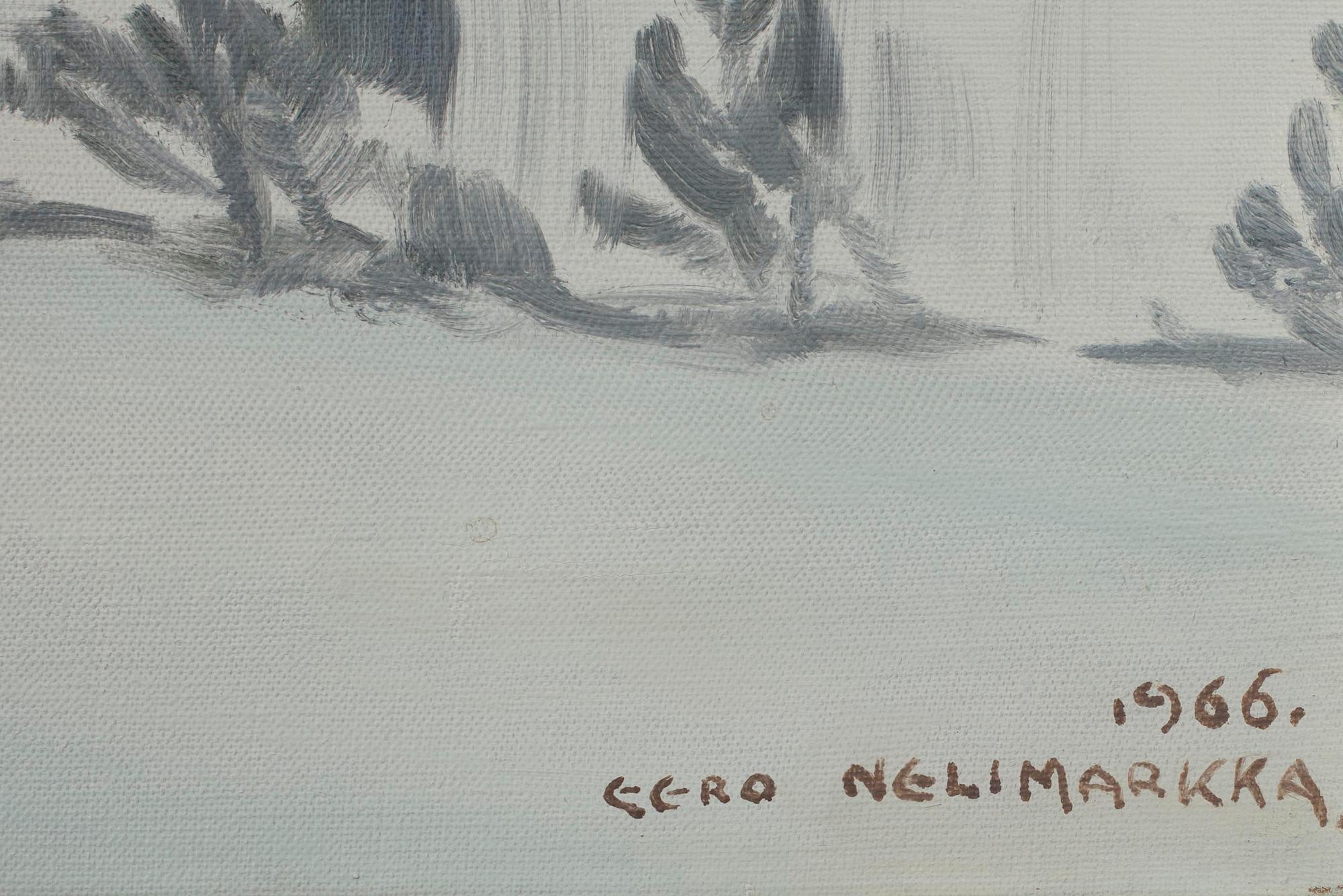 EERO NELIMARKKA, olja på duk, sign. och dat. 1966.