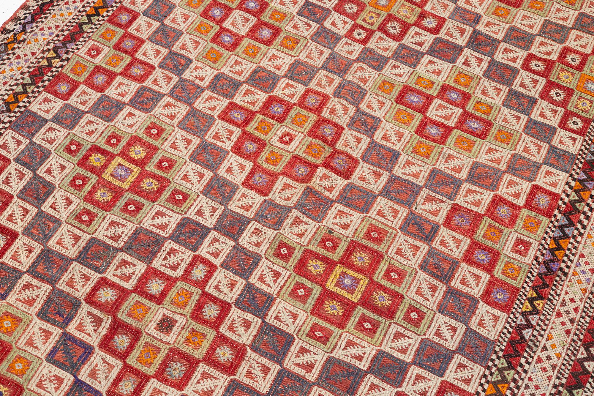 A flat weave textile, Anatolia, c. 222 x 165 cm.