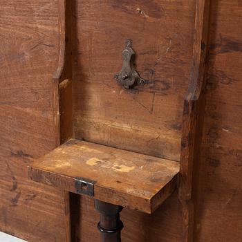 A folding table, first half of the 19th century.