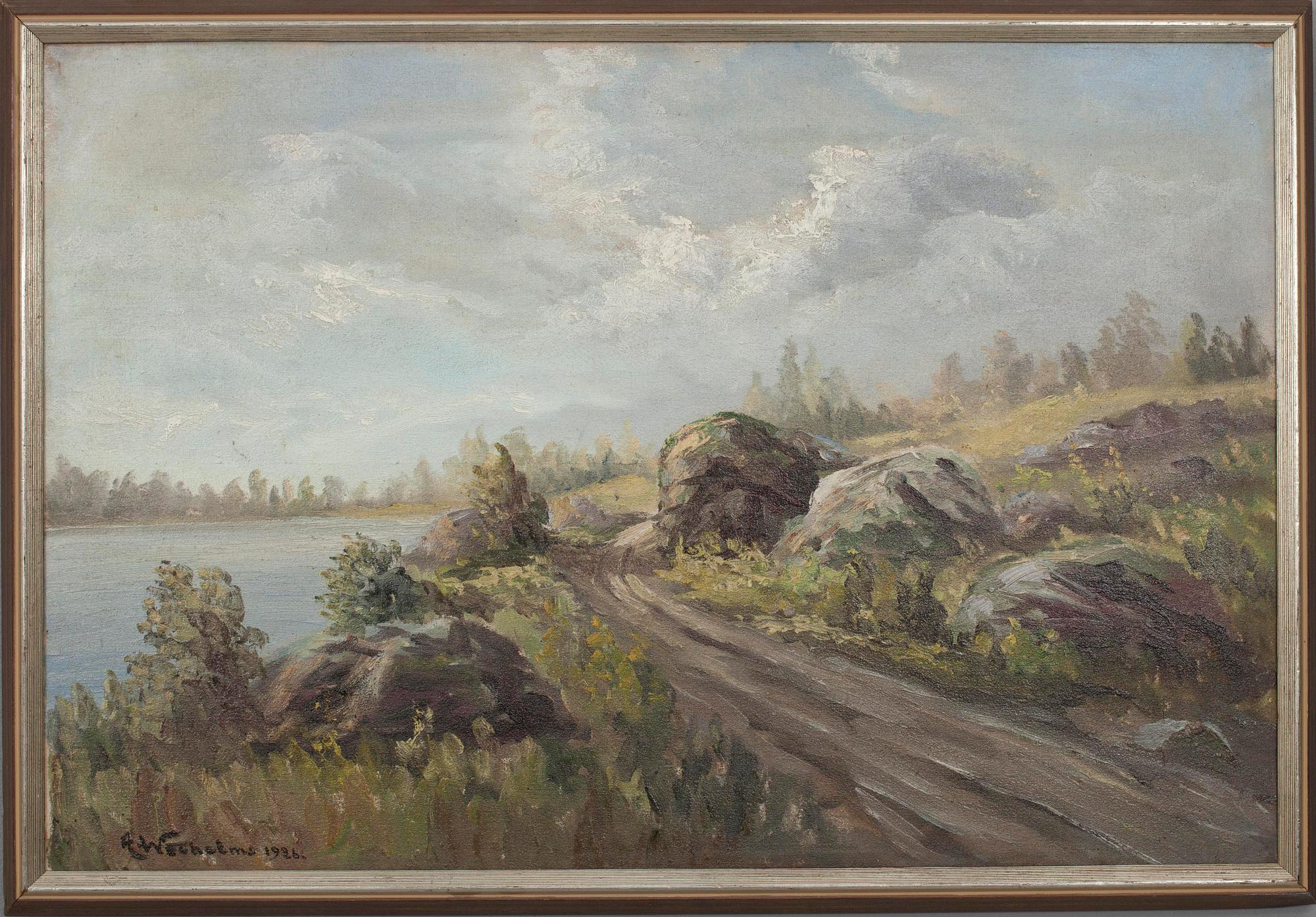 ALEXANDER WILHELMS (FINLAND),  olja på duk, sign. och dat. 1926.