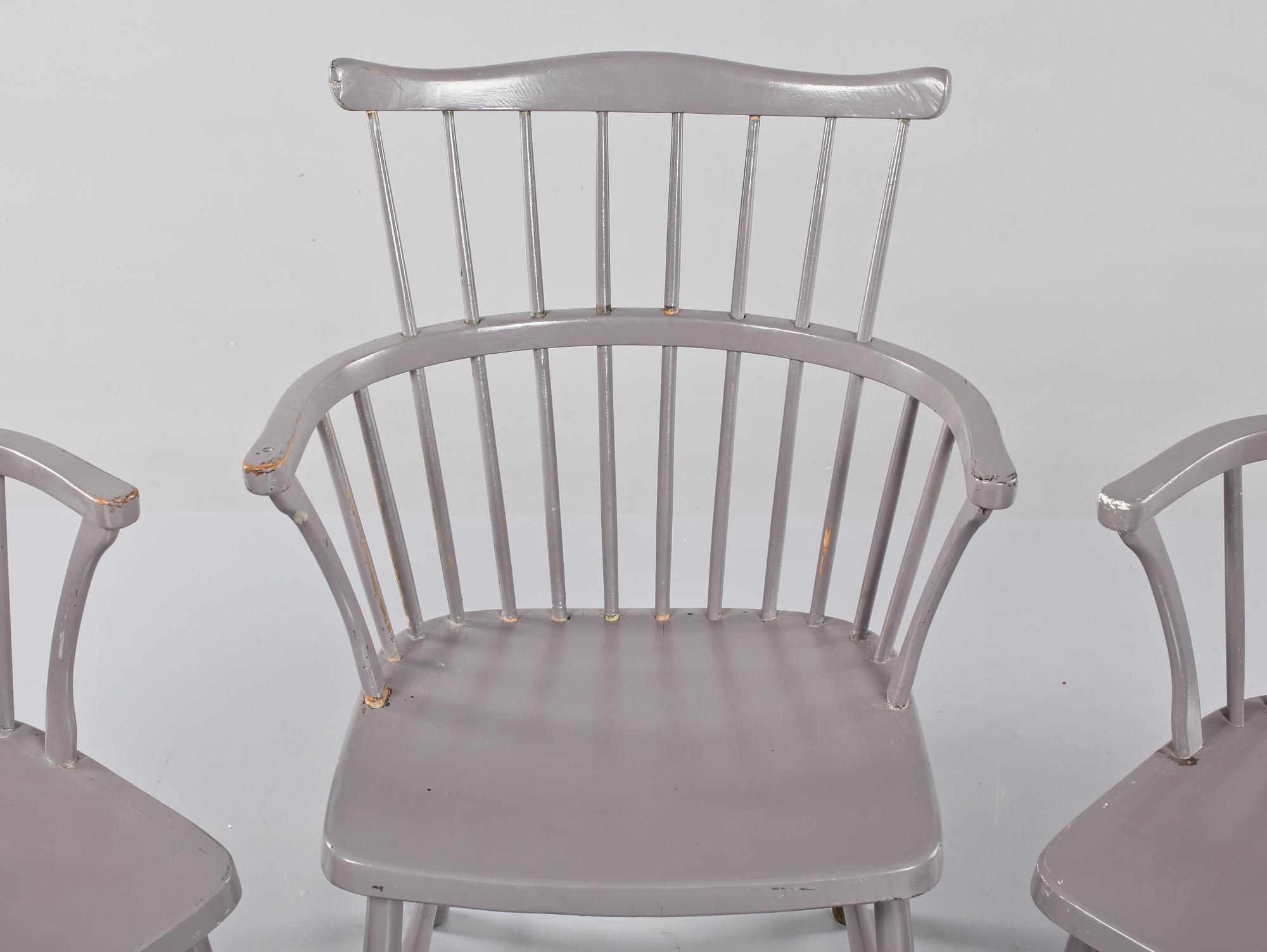 KARMSTOLAR, 3 st, 1900-talets andra hälft.