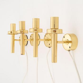 Hans-Agne Jakobsson, four wall lights, Markaryd, 1960's.