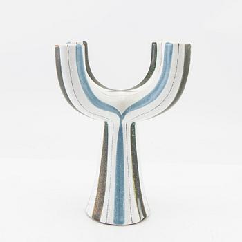 Stig Lindberg, candelabra from Gustavsberg's studio 1950/60s faience.