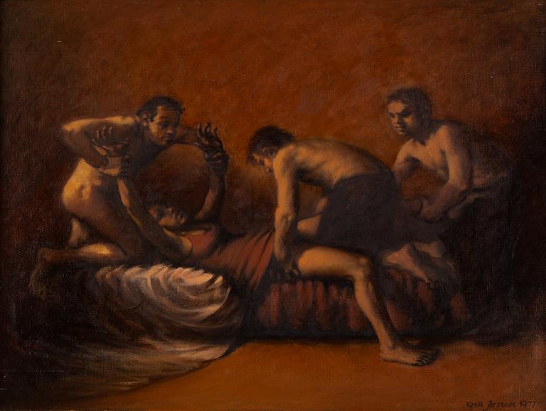 KJELL JÖRSTEDT, oil on canvas, signed Kjell Jörstedt and dated 1977.